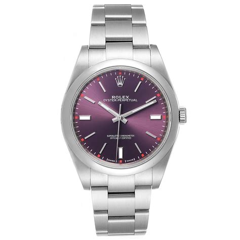 rolex oyster perpetual 31 red grape|Rolex Oyster Perpetual price guide.